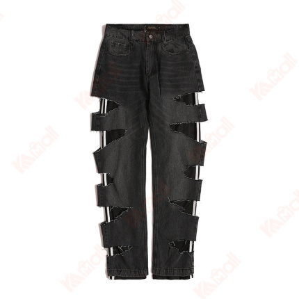 loose ripped jeans